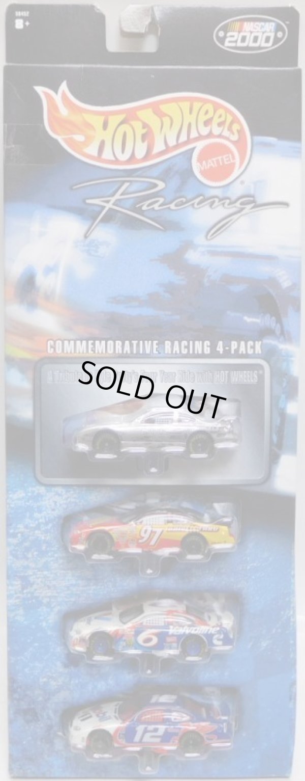 画像1: 2000 HOT WHEELS RACING "COMMEMORATIVE RACING 4-PACK"【#44 (SPECIAL CHROME EDITION), #97, #6, #12】　