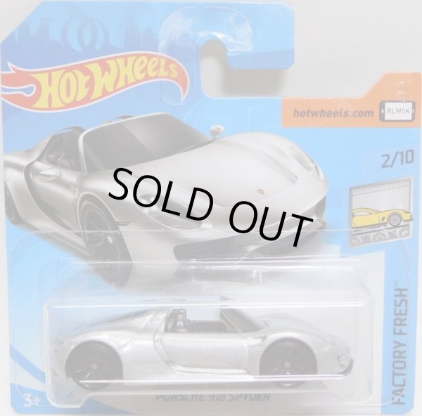 画像1: 【PORSCHE 918 SPYDER】 SILVER/10SP (NEW CAST)(インターナショナル・ショートカード）