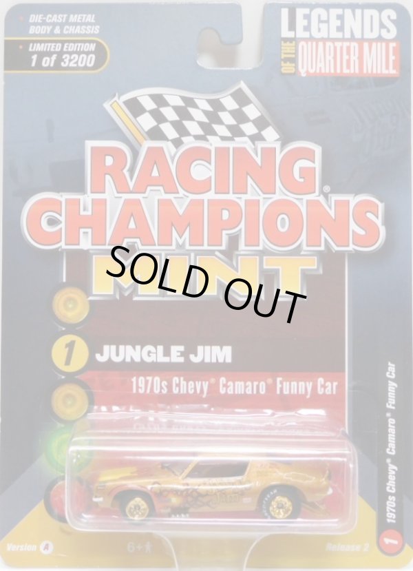 画像1: 2018 RACING CHAMPIONS MINT COLLECTION R2A 【"JUNGLE JIME" 1970s CHEVY CAMARO FUNNY CAR】 GOLD/RR (CHASE)