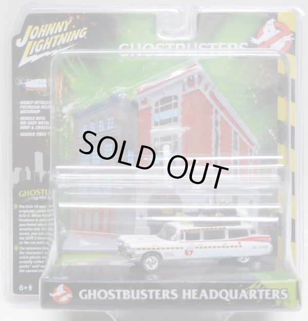 画像1: 2018 JOHNNY LIGHTNING - DIORAMA 【"GHOSTBUSTERS" 1959 CADILLAC ECTO 1A】 WHITE/RR