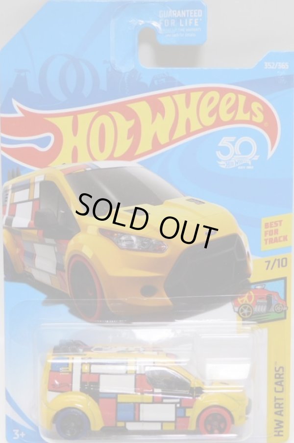 画像1: 【HOT WHEELS FORD TRANSIT CONNECT】 YELLOW/5SP