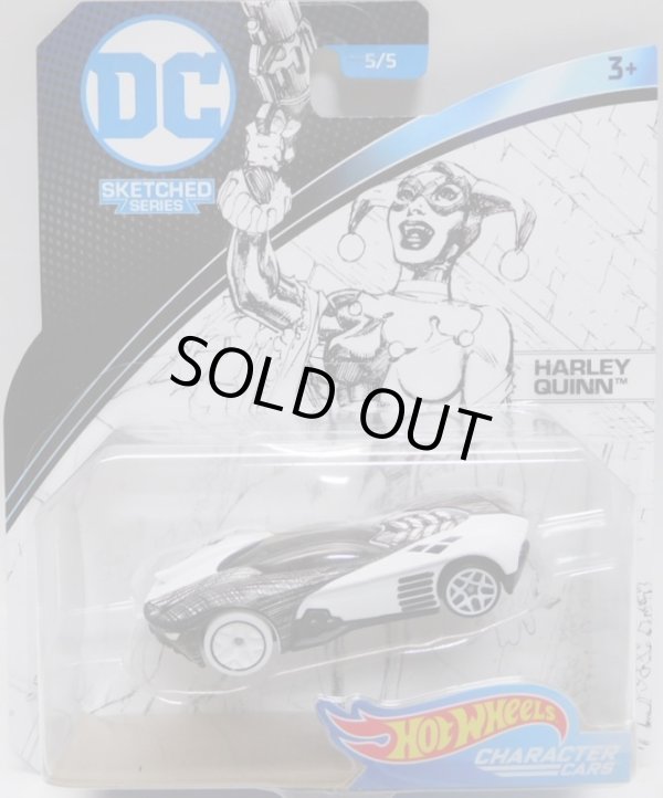 画像1: 2018 ENTERTAINMENT CHARACTERS "DC COMICS"【"SKETCHED" HARLEY QUINN】　WHITE-BLACK/5Y (予約不可）