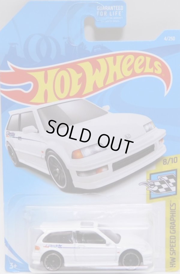 画像1: 【'90 HONDA CIVIC EF】 WHITE/J5