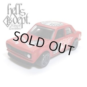 画像: HELLS DEPT 2018 - 【"DARUMA" DATSUN 510 (カスタム完成品)】 FLAT RED/RR （送料サービス適用外）