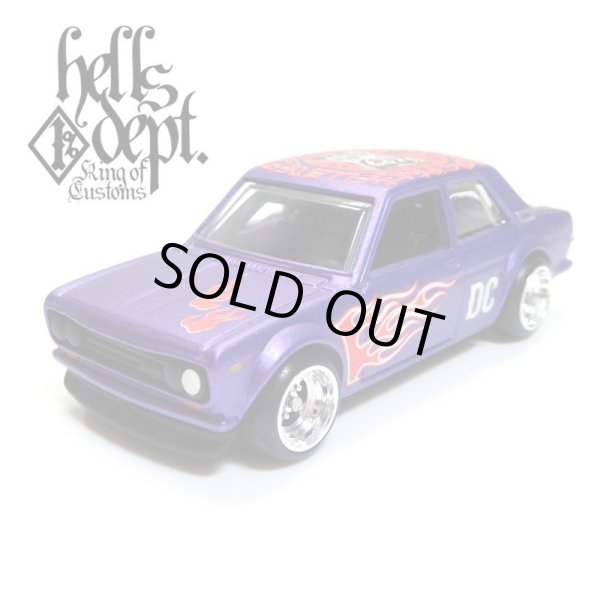 画像1: HELLS DEPT 2018 - 【"DARUMA" DATSUN 510 (カスタム完成品)】 FLAT PURPLE/RR （送料サービス適用外）