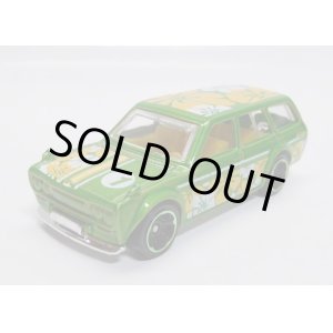 画像: 2018 WALMART EXCLUSIVE MYSTERY SERIES2 【'71 DATSUN BLUEBIRD 510 WAGON】 FLAT GREEN/5SP (CHASE) (予約不可）