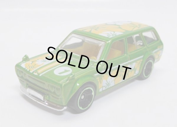 画像1: 2018 WALMART EXCLUSIVE MYSTERY SERIES2 【'71 DATSUN BLUEBIRD 510 WAGON】 FLAT GREEN/5SP (CHASE) (予約不可）