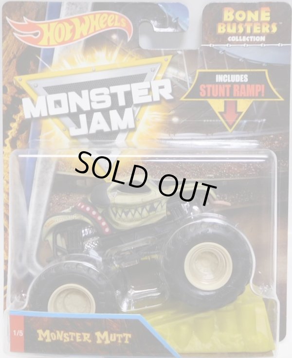 画像1: 2018 MONSTER JAM includes STUNT RAMP! "BONE BUSTERS" 【MONSTER MUTT】 FLAT BONE (予約不可）