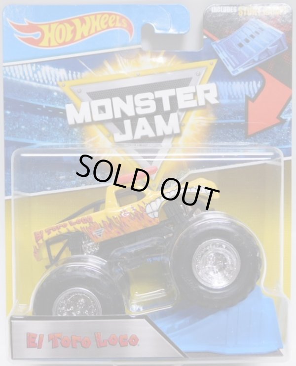 画像1: 2018 MONSTER JAM includes STUNT RAMP! 【EL TORO LOCO】 YELLOW