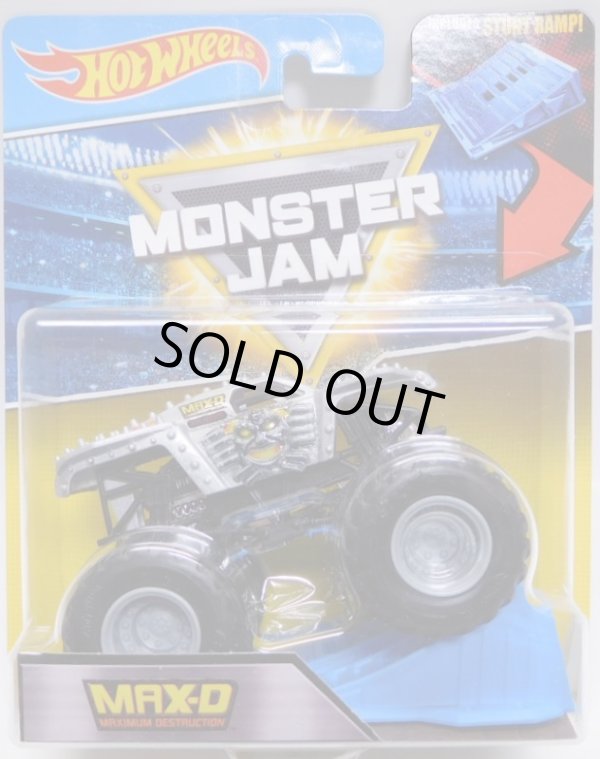 画像1: 2018 MONSTER JAM includes STUNT RAMP! 【MAX-D】 LT.GRAY