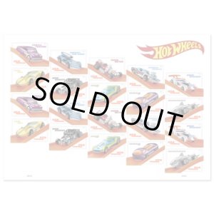 画像: 2018 HW 50th ANNIVERSARY 【"USPS EXCLUSIVE" Hot Wheels Forever 50c Sheet of 20】 (アメリカの郵便局で販売された50セント切手x20葉です）