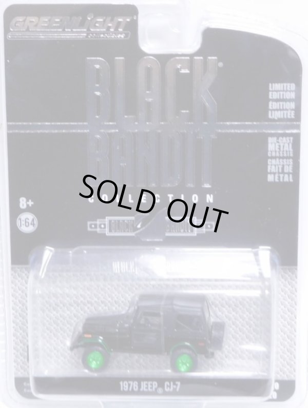 画像1: 2018 GREENLIGHT BLACK BANDIT SERIES20 【1976 JEEP CJ-7】 BLACK/RR(GREEN MACHINE)