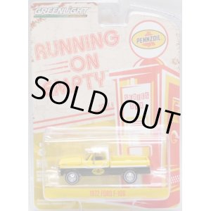 画像: 2018 GREENLIGHT RUNNING ON EMPTY S6 【1972 FORD F-100】 YELLOW-BLACK/RR (PENNZOIL)