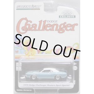 画像: 2018 GREENLIGHT HOBBY EXCLUSIVE 【1970 DODGE CHALLENGER "WESTERN SPORT SPECIAL"】 BLUEGRAY/RR