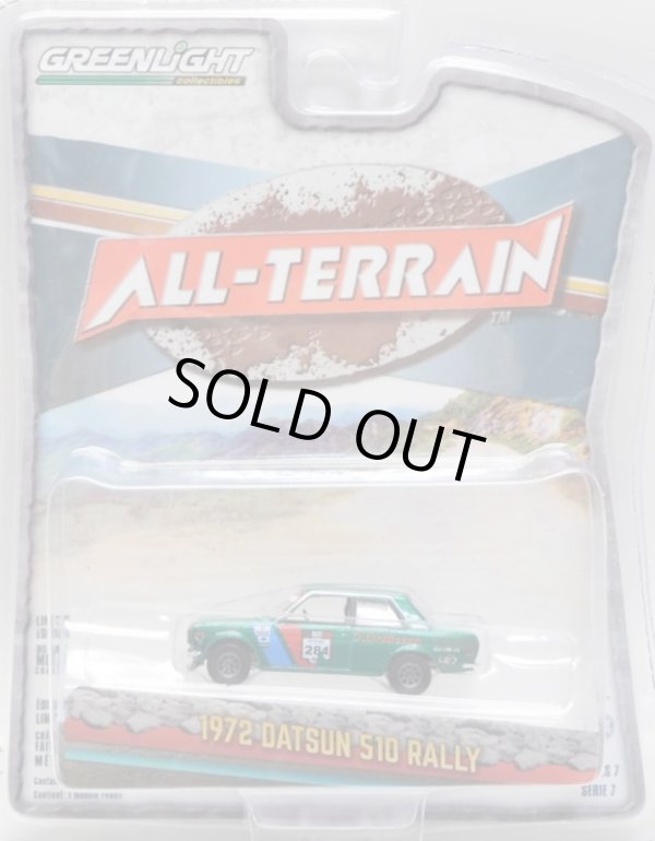 画像1: 2019 GREENLIGHT ALL-TERRAIN S7 【1972 DATSUN 510 RALLY】  MET.GREEN/RR (GREEN MACHINE)