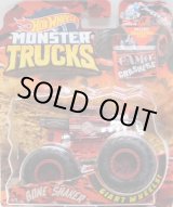 画像: 2019 HW MONSTER TRUCKS! "CAMO CRASHERS"【BONE SHAKER】 FLAT RED CAMO (includes COLLECTABLE FLAGL!)