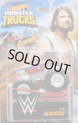 画像: 2019 HW MONSTER TRUCKS! "WWE"【AJ STYLES】 RED