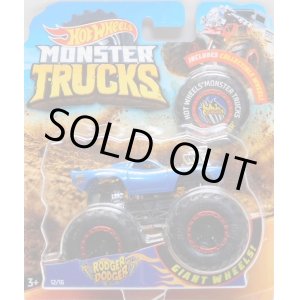 画像: 2018 HW MONSTER TRUCKS! 【RODGER DODGER】 BLUE (includes COLLECTABLE WHEEL!)