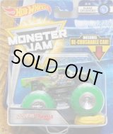 画像: 2018 MONSTER JAM includes RE-CRUSHABLE CAR! 【BAD NEWS TRAVELS FAST】 LT.GREEN (CLEAR CRUSHERS)