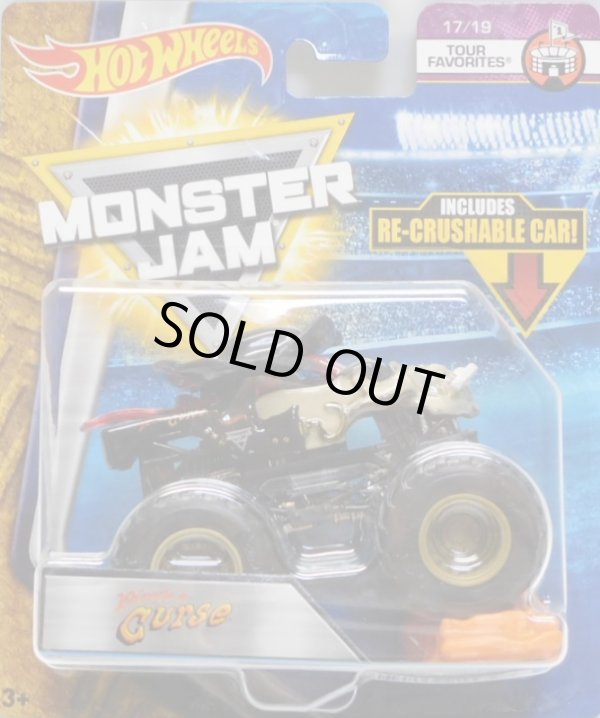 画像1: 2018 MONSTER JAM includes RE-CRUSHABLE CAR! 【PIRATE'S CURSE】 BLACK-TAN (TOUR FAVORITES)