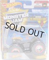 画像: 2018 MONSTER JAM includes RE-CRUSHABLE CAR! 【TEAM HOT WHEELS】 RACE TEAM BLUE (EPIC ADDITIONS)(2018 NEW TRUCK!)