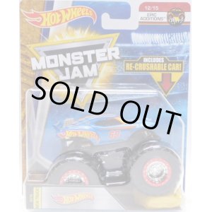 画像: 2018 MONSTER JAM includes RE-CRUSHABLE CAR! 【TEAM HOT WHEELS】 RACE TEAM BLUE (EPIC ADDITIONS)(2018 NEW TRUCK!)