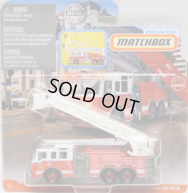 画像1: 2019 REAL WORKING RIGS 【PIERCE VELOCITY AERIAL PLATFORM FIRE TRUCK】 RED-WHITE