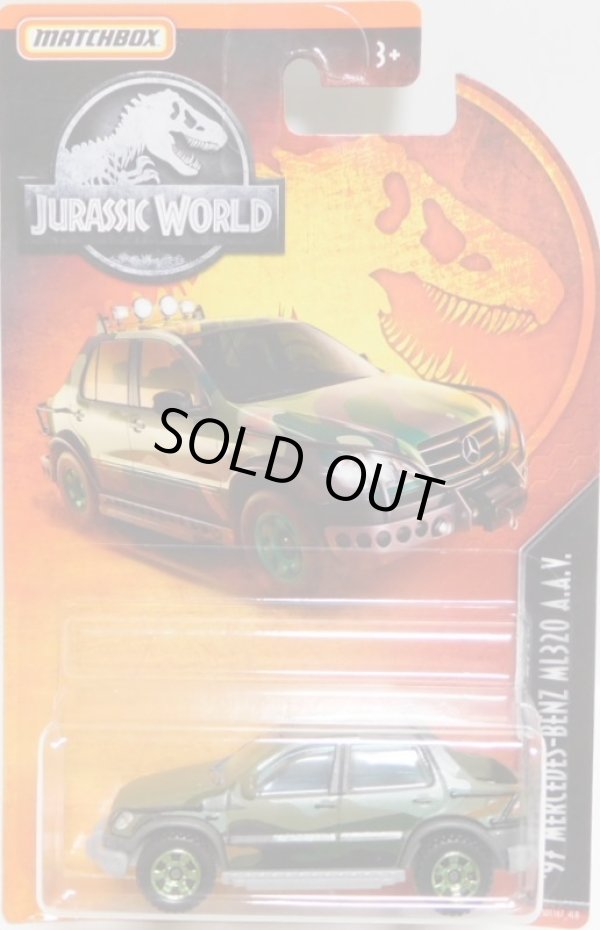 画像1: 2019 MATCHBOX "JURASSIC WORLD"  【'97 MERCEDES-BENZ ML320 A.A.V.】CAMO OLIVE(予約不可）