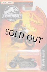 画像: 2019 MATCHBOX "JURASSIC WORLD"  【'15 TRIUMPH SCRAMBLER】 DL.BROWN (予約不可）