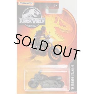 画像: 2019 MATCHBOX "JURASSIC WORLD"  【'15 TRIUMPH SCRAMBLER】 DL.BROWN (予約不可）