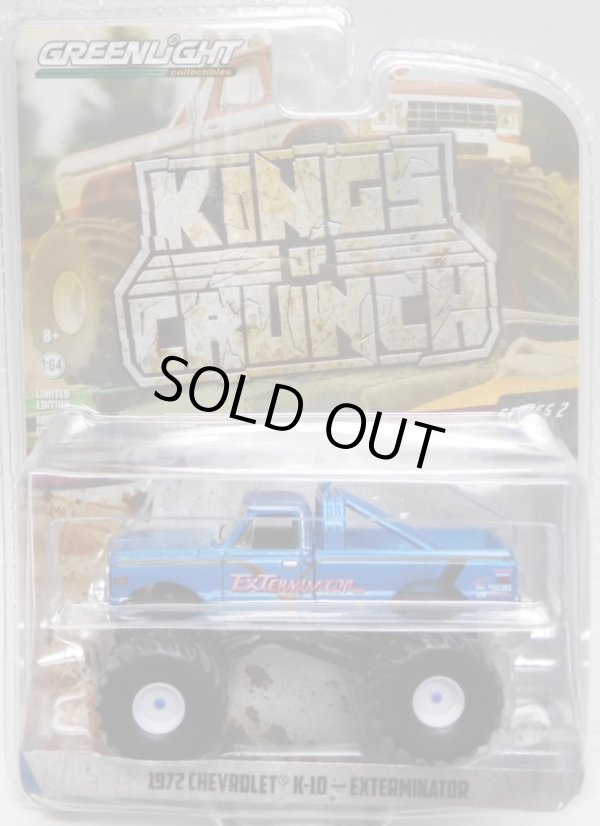 画像1: 2019 GREENLIGHT KING OF CRUNCH S2 【1972 CHEVROLET K-10 - EXTERMINATOR】 BLUE/RR