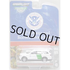 画像: 2019 GREENLIGHT HOBBY EXCLUSIVE 【"U.S. CUSTOMS AND BORDER PROTECTION" 2018 DODGE DURANGO SPECIAL SERVICE】 WHITE-GREEN/RR