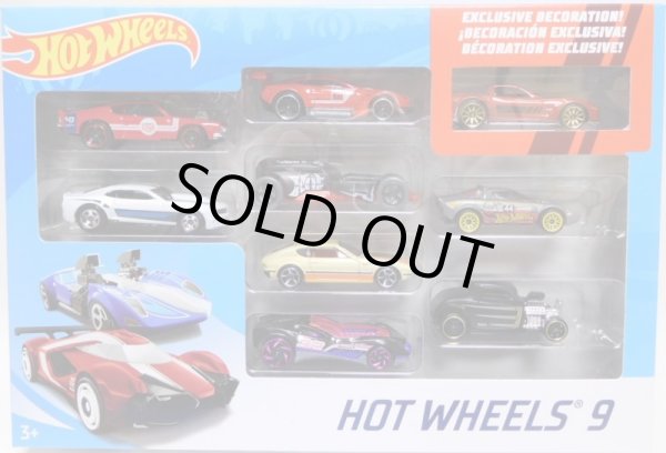 画像1: 2019 HOT WHEELS 9CAR GIFT PACK 【'09 CORVETTE ZR1】　DK.RED/10SP