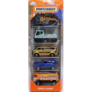 画像: 2019 MATCHBOX 5PACK 【SERVICE SQUAD】Bulldozer/Hail Cat/Chevy Van/'90 Volkswagen Golf Country/Desert Thunder V16