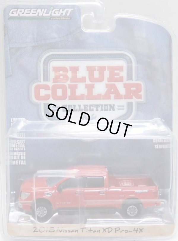 画像1: 2019 GREENLIGHT BLUE COLLAR COLLECTION S5 【2018 NISSAN TITAN XD PRO-4X】 RED/RR 