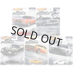 画像: 2019 HW PREMIUM  FAST & FURIOUS 【Cアソート "1/4 MILE MUSCLE" (5種セット）】1970 Chevrolet Chevelle SS(RED)/'67 Chevrolet Camaro/'77 Pontiac Firebird T/A/'69 Ford Mustang Boss 302/1970 Chevrolet Chevelle SS(GRAY)(予約不可）