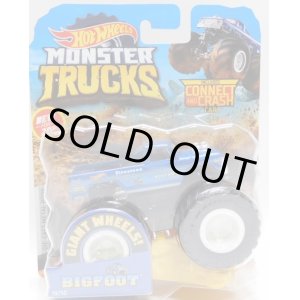 画像: 2019 HW MONSTER TRUCKS! 【BIGFOOT】 MET.BLUE (includes CONNECT AND CRASH CAR)