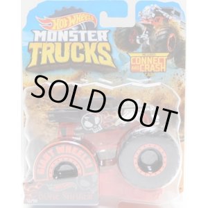 画像: 2019 HW MONSTER TRUCKS! 【HOT WHEELS BONE SHAKER】 FLAT BLACK (includes CONNECT AND CRASH CAR)