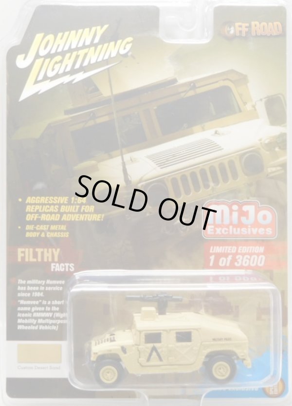 画像1: 2019 JOHNNY LIGHTNING "MIJO EXCLUSIVE" 【MILITARY OUTFIT HUMVEE】FLAT TAN/RR(予約不可）