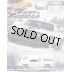 画像: 2019 HW PREMIUM  FAST & FURIOUS 【'69 FORD MUSTANG BOSS 302】WHITE/RR (予約不可）