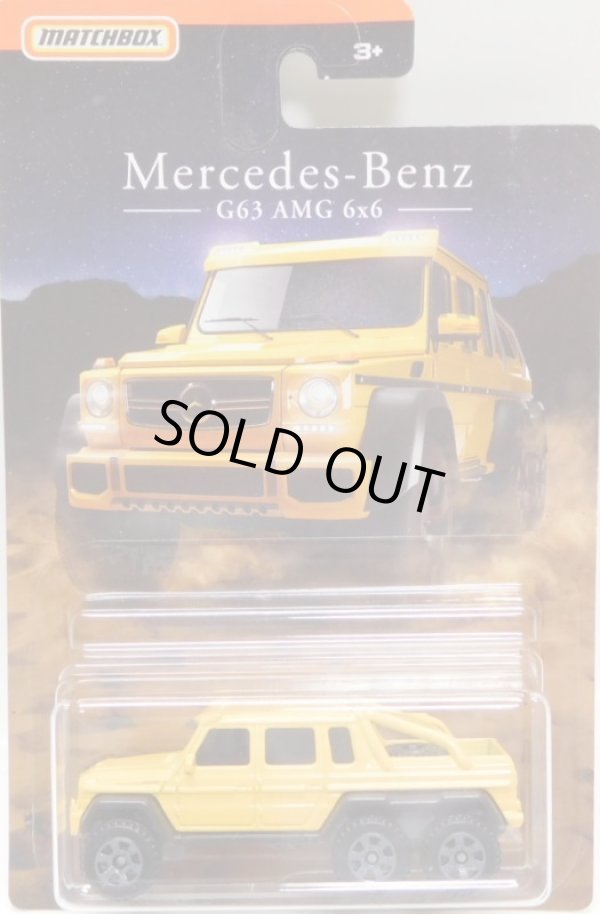 画像1: 2018 MERCEDES-BENZ SERIES 【MERCEDES-BENZ G63 AMG 6X6】 YELLOW