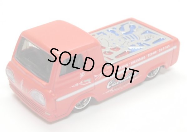 画像1: MAD WHEELS (マッドホイール） 【"MADDYくん" 60'S FORD ECONOLINE (カスタム完成品）】RED/RR（送料サービス適用外） 