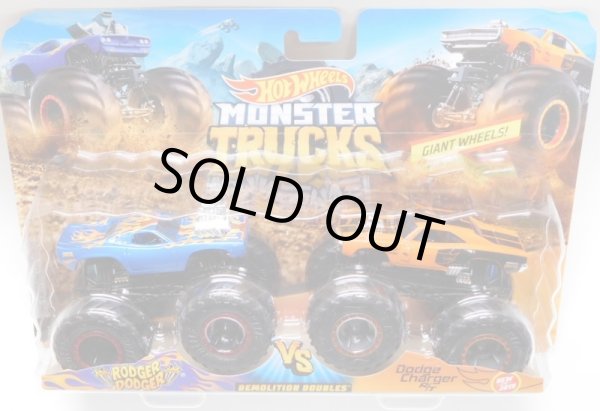 画像1: 2019 HW MONSTER TRUCKS! 2PACK 【RODGER DODGER/DODGE CHARGER R/T】 