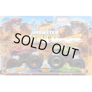 画像: 2019 HW MONSTER TRUCKS! 2PACK 【SPIDER-MAN/HULK】 