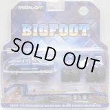 画像: 2019 GREENLIGHT HOBBY EXCLUSIVE 【"BIGFOOT" BIGFOOT #1 THE ORIGINAL MONSTER TRUCK1974 FORD F-250 with GOOSENECK TRAILER AND TIRES】BLUE/RR