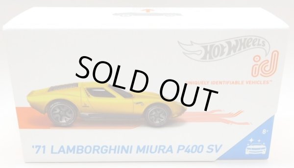 画像1: 2019 HOT WHEELS id 【'71 LAMBORGHINI MIURA P400 SV】 SPEC.YELLOW/ID (NEW CAST)