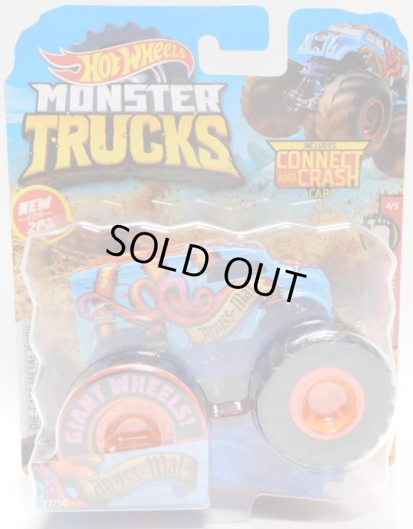 画像1: 2019 HW MONSTER TRUCKS! 【ABYSS-MAL (DAIRY DELIVERY)】LT.BLUE (includes CONNECT AND CRASH CAR)