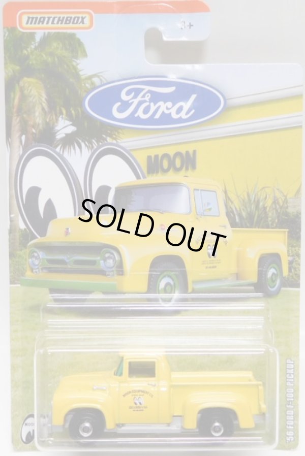 画像1: 2019 MATCHBOX "FORD TRUCK" 【'56 FORD F-100 PICKUP (MOONEYES)】 YELLOW(予約不可）