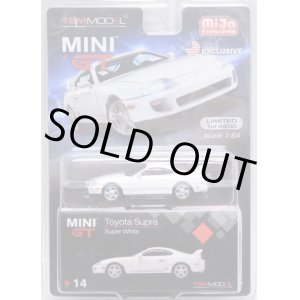 画像: 2019 TSM MODELS - MINI GT 【"MIJO EXCLUSIVE" TOYOTA SUPRA "SUPER WHITE" (左ハンドル仕様）】 WHITE/RR （予約不可）