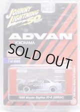 画像: 2019 JOHNNY LIGHTNING "MIJO EXCLUSIVE" 【"ADVAN" 1999 NISSAN SKYLINE GT-R (BNR34)】WHITE/RR(WHITE LIGHTNING) (予約不可）